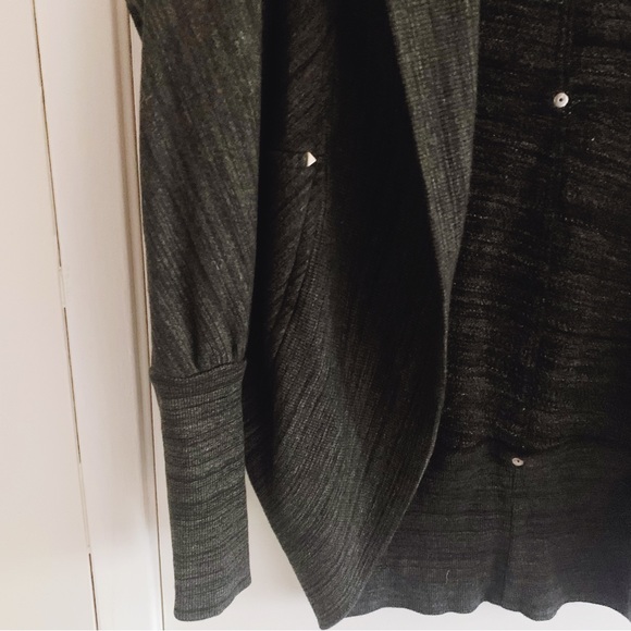 Wilfred size medium charcoal grey cocoon sweatshirt - Picture 3 of 6